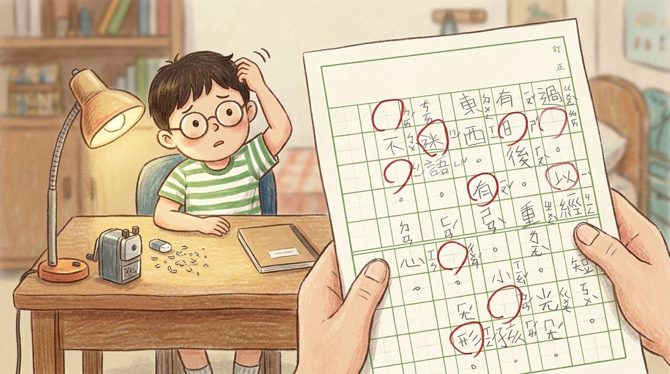 為什麼生字抄了十遍，考聽寫還是慘不忍睹？——解鎖大腦漢字記憶的「詞彙」密碼
